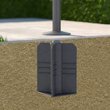 PURPLE LEAF OPEN BOX Umbrella Base,Base in Ground ZYBASE-7