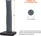 PURPLE LEAF Cantilever Umbrella Cover with Zipper Out Door Umbrella Patio Umbrella Cover