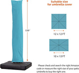 PURPLE LEAF Cantilever Umbrella Cover with Zipper Out Door Umbrella Patio Umbrella Cover