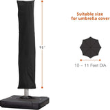 PURPLE LEAF Cantilever Umbrella Cover with Zipper Out Door Umbrella Patio Umbrella Cover