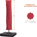 PURPLE LEAF Cantilever Umbrella Cover with Zipper Out Door Umbrella Patio Umbrella Cover