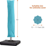 PURPLE LEAF Cantilever Umbrella Cover with Zipper Out Door Umbrella Patio Umbrella Cover