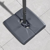 PURPLE LEAF OPEN BOX Grey Patio Cantilever Umbrella Base ZY05ALFGYBS-75