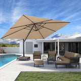 PURPLE LEAF Patio Umbrella Base with Wheels 1100Lbs ZY04BSWK-500