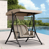 PURPLE LEAF Outdoor Swing Chair Patio Porch Swing - Barcelona Series