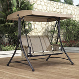 PURPLE LEAF Outdoor Swing Chair Patio Porch Swing - Barcelona Series