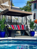 PURPLE LEAF Outdoor Swing Chair Patio Porch Swing - Barcelona Series