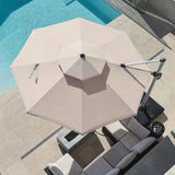 PURPLE LEAF Outdoor Umbrella and Umbrella Base for Groot