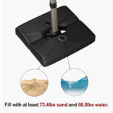 PURPLE LEAF Cantilever Umbrella Weighted Base ZY01HLRBASE-90
