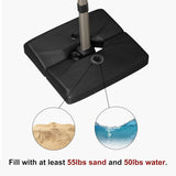 PURPLE LEAF Cantilever Umbrella Weighted Base ZY01HLRBASE-75