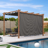 PURPLE LEAF Retractable Outdoor Curtains for Pergola, Gazebo, and More: Enjoy Your Outdoor Space in Comfort