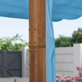 PURPLE LEAF Retractable Outdoor Curtains for Pergola, Gazebo, and More: Enjoy Your Outdoor Space in Comfort