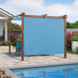 PURPLE LEAF Retractable Outdoor Curtains for Pergola, Gazebo, and More: Enjoy Your Outdoor Space in Comfort