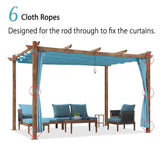PURPLE LEAF Retractable Outdoor Curtains for Pergola, Gazebo, and More: Enjoy Your Outdoor Space in Comfort