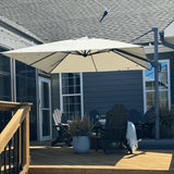 PURPLE LEAF UV Resistant Patio Umbrella Affordable Outdoor Umbrella with Base