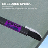 PURPLE LEAF Eco-friendly Fade Resistant Patio Umbrella High Quality Cantilever Umbrella