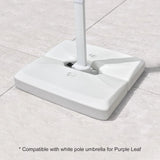 PURPLE LEAF White Patio Cantilever Umbrella Base ZY02XBBS-75