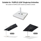 PURPLE LEAF White Patio Cantilever Umbrella Base ZY02XBBS-90
