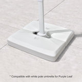 PURPLE LEAF White Patio Cantilever Umbrella Base ZY02XBBS-90