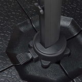 PURPLE LEAF Cantilever Umbrella Weighted Base ZY04BSBJ-100