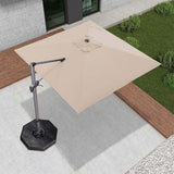 PURPLE LEAF Cantilever Umbrella Weighted Base ZY04BSBJ-100