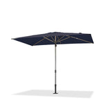 PURPLE LEAF Semi-Auto 1.9''/2.4''/3.1'' Pole Commercial Patio Umbrella Market Umbrella for Café, Restaurant & Hotel