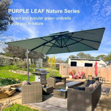 PURPLE LEAF Eco-friendly Fade Resistant Patio Umbrella High Quality Cantilever Umbrella