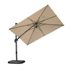 PURPLE LEAF Best Value Cantilever Patio Umbrella with Left-Right Tilt and 360° Swivel Outdoor Umbrellas