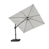 PURPLE LEAF Best Value Cantilever Patio Umbrella with Left-Right Tilt and 360° Swivel Outdoor Umbrellas
