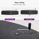 PURPLE LEAF Heavy Patio Umbrella Base with Wheels ZYBASE-8