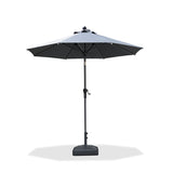 PURPLE LEAF Round Tiltable Patio Umbrella Poolside Porch Table Umbrella