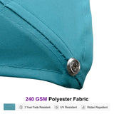 PURPLE LEAF Outdoor Sun Heavy Duty Large Cantilever Umbrella with Base