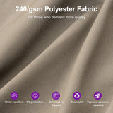 PURPLE LEAF UV50+ Fade Resistant Cantilever Umbrella, Patio Umbrellas with Base