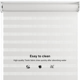 PURPLELEAF Outdoor Louvered Pergola Roller Blinds with Thermal Insulated, UV Protection Waterproof Fabric, Privacy Protection for Pergola, Easy to Install