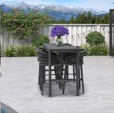 PURPLE LEAF Outdoor Bar Stools Counter Stools Rattan Bar Stools Chair with Backrest for Indoor or Outdoor, Kitchen lsland