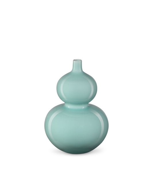 Celadon Double Gourd Green Vase