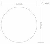 Pontalina Round Gold Mirror