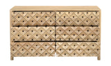 Fulton 6 Drawer Dresser Natural