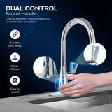 Adela Series Modern Touchless Pull-Down Kitchen Faucet