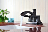 ANZZI Vista Centerset Faucet, Dual Lever Control, 1.2 GPM WaterSense & ADA Certified, Rhino Alloy Solid Brass, Various Finishes