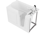 ANZZI Coupe Series 29 in. x 52 in. Quick Fill Walk-In Soaking Tub in White