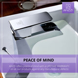 ANZZI Forza Elegant Low-Arc Faucet (4.29" H), Single Hole, WaterSense Certified, Rhino Alloy Solid Brass, Various Finishes