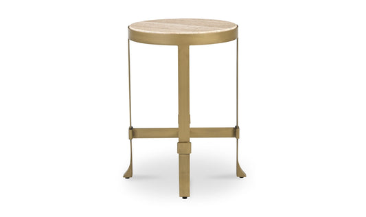 Holli Side Table Travertine