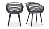 Piazza Outdoor Chair Black - Set Of Two