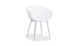 Piazza Outdoor Chair White - Set Of Two