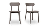 Kent Outdoor Dining Chair Taupe - Set Of Two
