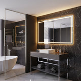 36-in. x 60-in. Frameless LED Front/Back Light Bathroom Mirror w/Defogger
