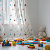 Christmas Raindeer Themed Baby Room Curtain