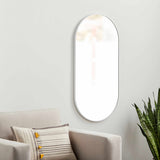 Hagenburg White Iron Frame Mirror