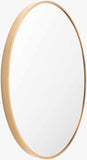 Pontalina Round Gold Mirror
